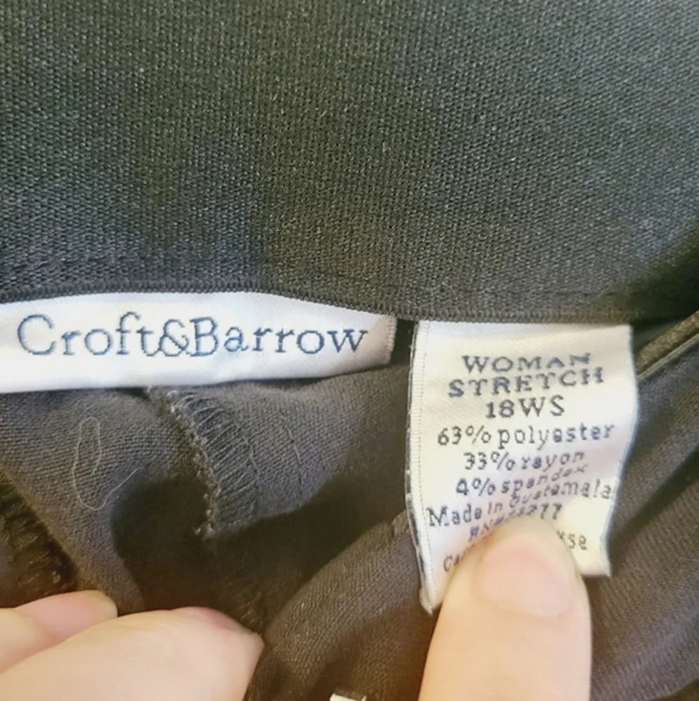 Croft & Barrow Plus Size pants 18ws